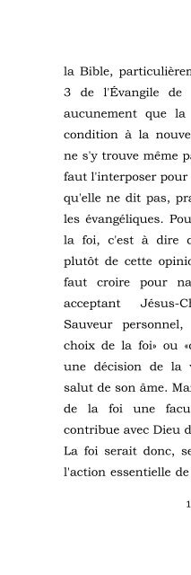 Nouvelle Naissance ou Différente Origine?