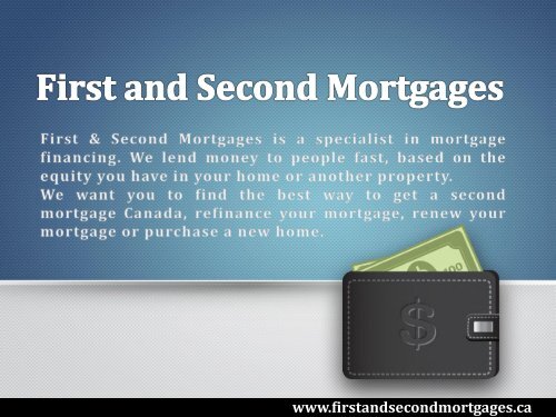 First Mortgage Canada