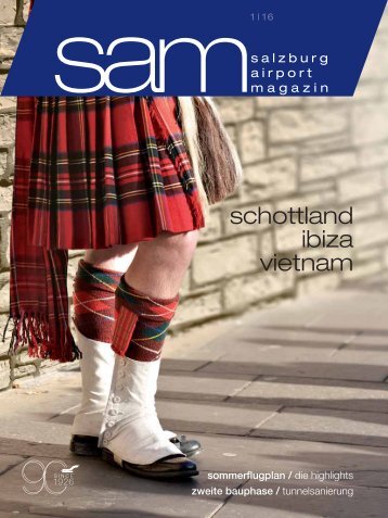 Salzburg Airport Magazin SAM 2016-01