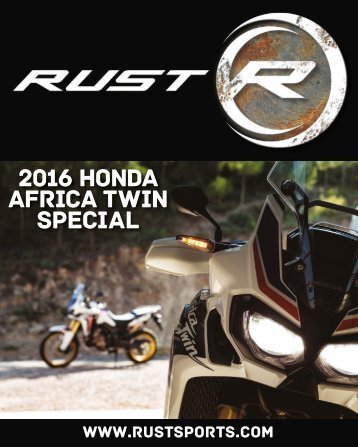 RUST magazine: 2016 Honda Africa Twin Special