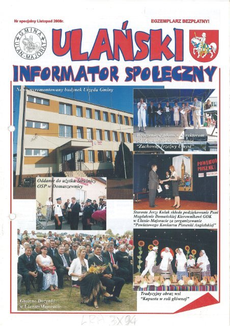 01 2008 listopad Ulański Informator Społeczny