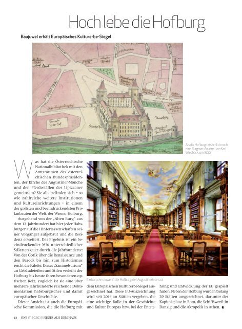 Magazin der Österreichischen Nationalbibliothek