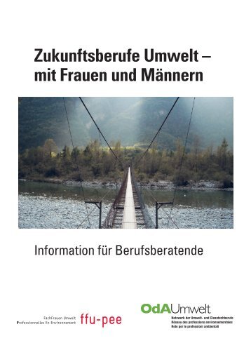 Zukunftsberufe Umwelt - mit Frauen und Männern