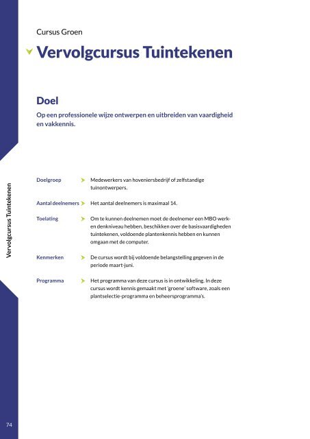 Cursusoverzicht 2015-2016