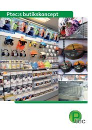 Ptec inredningar AB - Katalog för butikskoncept