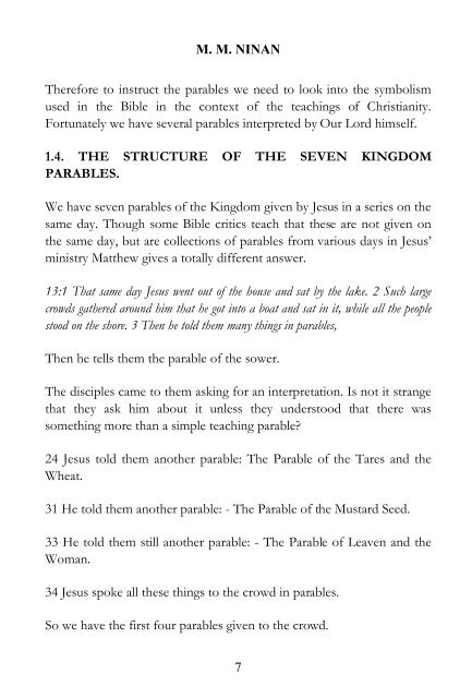 Kingdom Parables