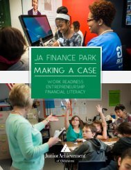 JA Finance Park - Making A Case