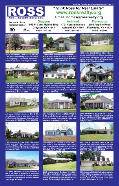 reAL TeAM reALTY - Homes Magazine