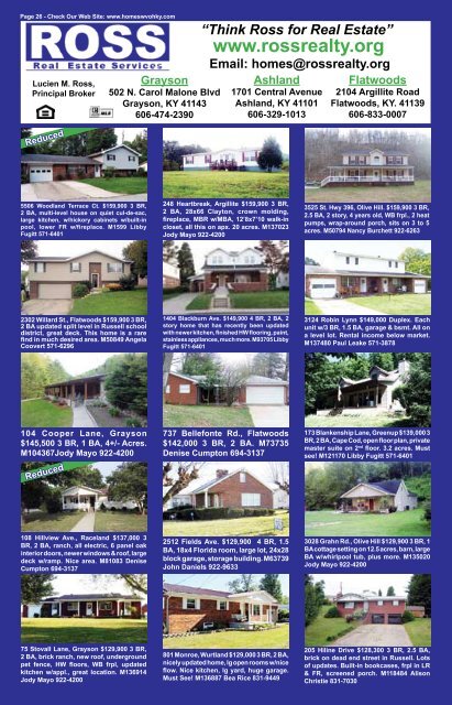 reAL TeAM reALTY - Homes Magazine