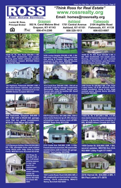 reAL TeAM reALTY - Homes Magazine