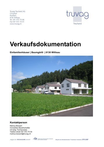 Verkaufsdokumentation - BAUREAG Architektengruppe AG