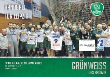 GRÜNWEISS – das Magazin der DHfK-Handballer