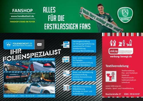 GRÜNWEISS – das Magazin der DHfK-Handballer