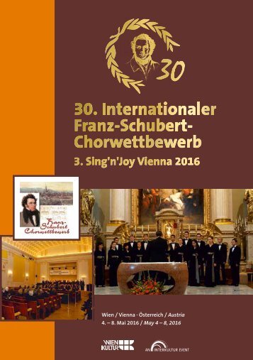 Sing'n' Joy Vienna 2016 - Program Book