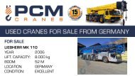 LIEBHERR MK 110 for sale, used crane, gebrauchter Kran, zu verkaufen, kaufen
