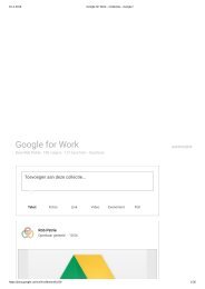 4 maanden overzicht Google for Work - Collecties - Google+