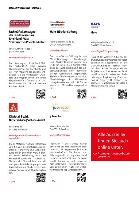 job and career at HANNOVER MESSE 2016 MAGAZINE