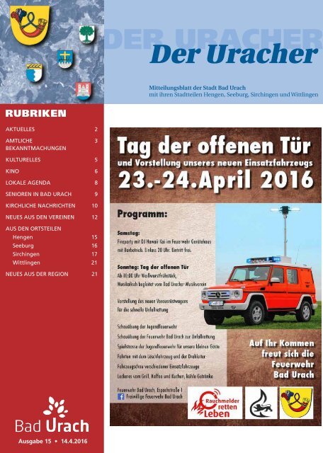 Der Uracher KW 15-2016