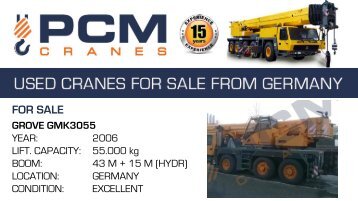 GROVE GMK3055 (2006) for sale, used crane, gebrauchter Kran, zu verkaufen, kaufen