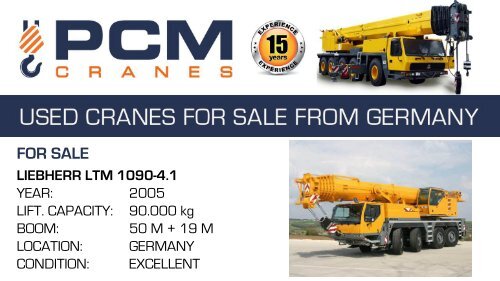 LIEBHERR LTM 1090-4.1 (2005) for sale, used crane, gebrauchter Kran, zu verkaufen, kaufen