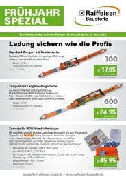 Flyer Frühjahr Spezial 2016