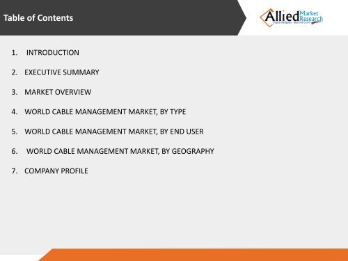 Cable Management (PDF) PPT