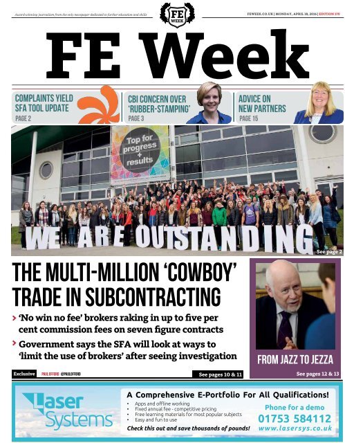 the mulTI-million ‘cowboy’ trade in subcontracting