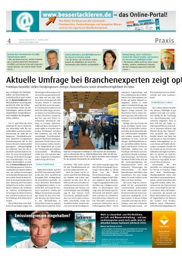 i AKTUELLE TRENDS - Bersch & Fratscher GmbH