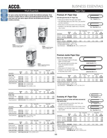 BUSINESS ESSENTIALS - ACCO Brands: New Products 2012