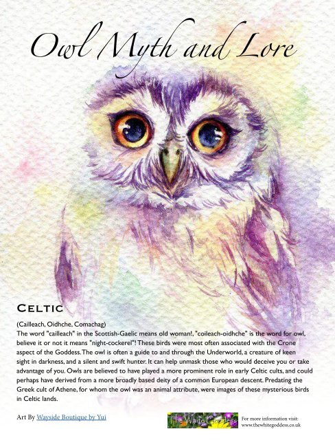 The Owl Eye Spring 2016