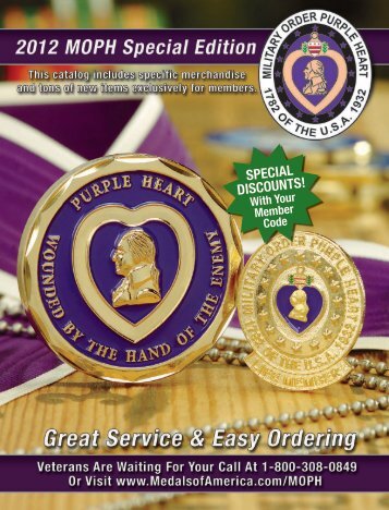 SPECIAL DISCOUNTS! - Military Order of the Purple Heart