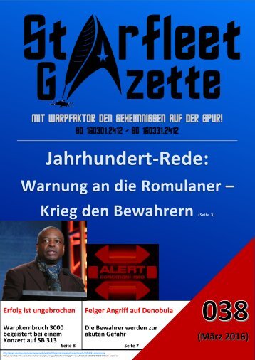 Starfleet-Gazette, Ausgabe 038