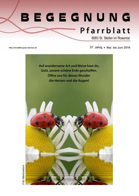 Pfarrblatt Mai 2016