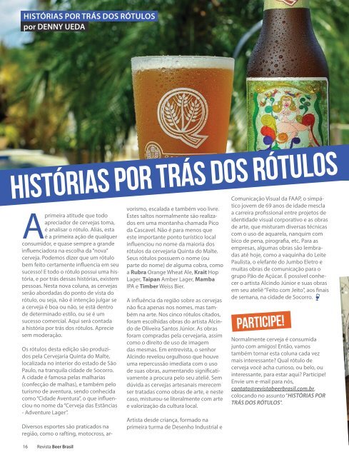 Revista Beer Brasil - Edição 02 - ABR2016