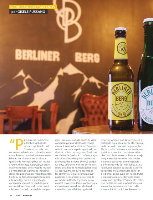 Revista Beer Brasil - Edição 02 - ABR2016