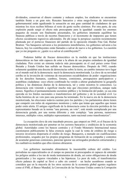 1 Fracaso democrático* John Keane Catedrático de Teoría Política ...