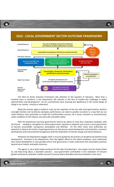 DILG Annual Report CY 2015 - LML final