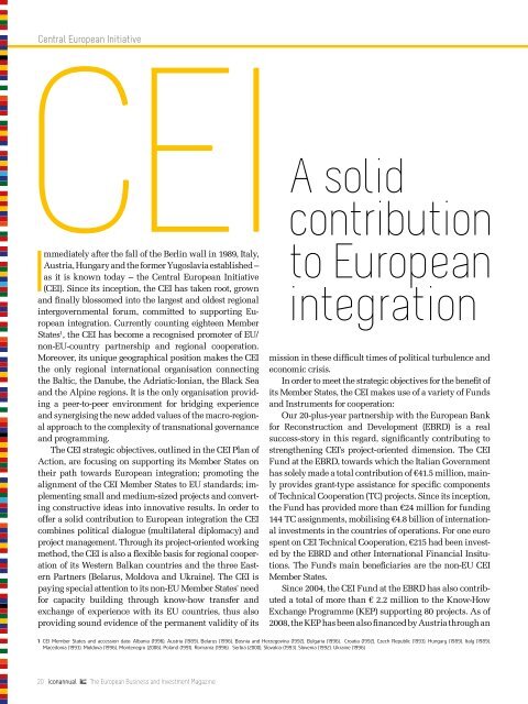 iconannual 2016 - The European Business and Invetsment Magazine