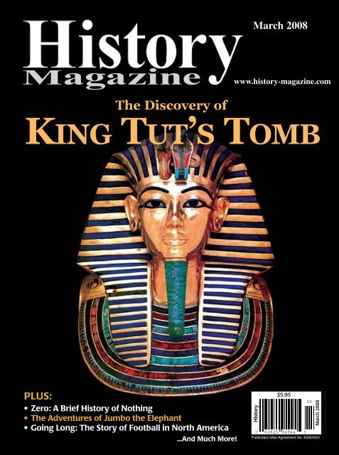 KING TUT'S TOMB - History Magazine