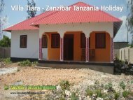 Villa Tiara - Zanzibar Tanzania Holiday