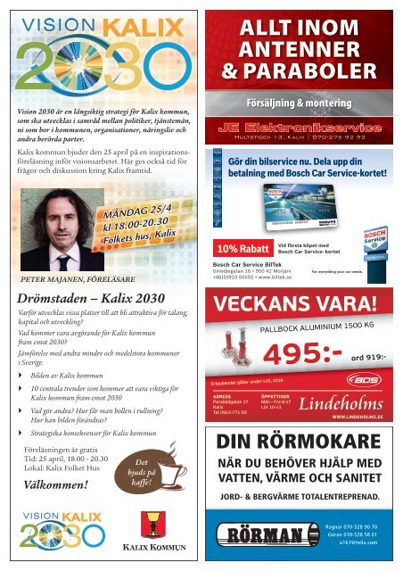 ReklamGuiden Kalix v16 -16 (18/4-24/4)