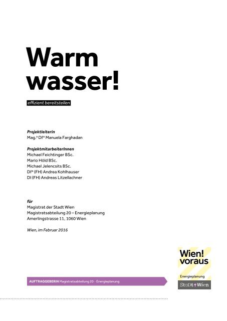 Warm! wasser