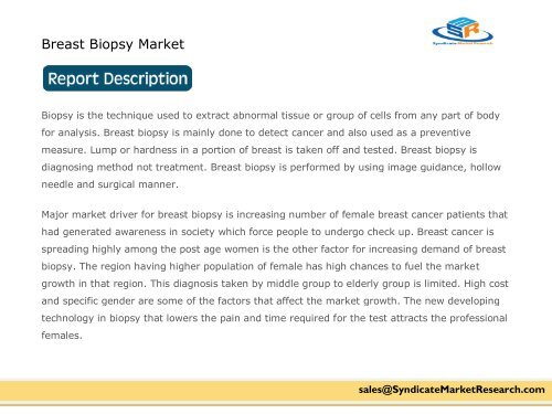 Breast Biopsy Market