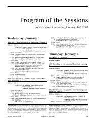Program of the Sessions - Joint Mathematics Meetings
