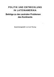 Politik und Entwicklung in Lateinamerika bearbeitet