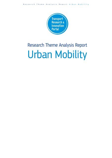 Research Theme Analysis Report Urban Mobility