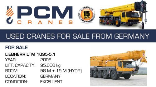 LIEBHERR LTM 1095-5.1 (2005) for sale, used crane, gebrauchter Kran, zu verkaufen, kaufen