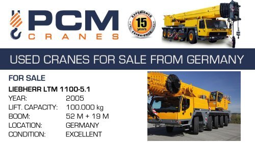 LIEBHERR LTM 1100-5.1 (2005) for sale, used crane, gebrauchter Kran, zu verkaufen, kaufen