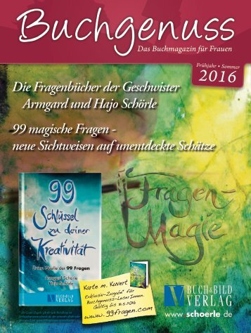 Buchgenuss - Frühjahr 2016