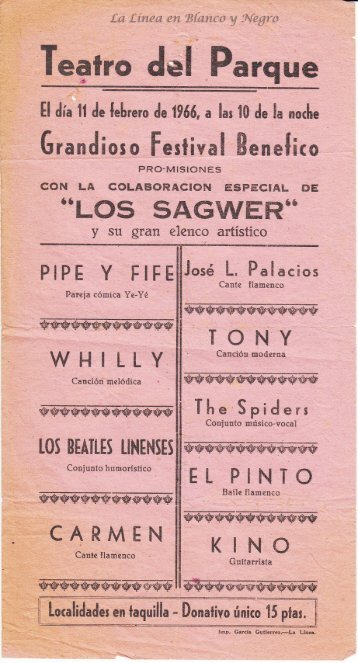 1966-12-11 Gran Festival Benefico - Los Sagwer